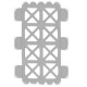 Cymbal ™ DQ metal Connector Faragas for Tila beads - Antique silver